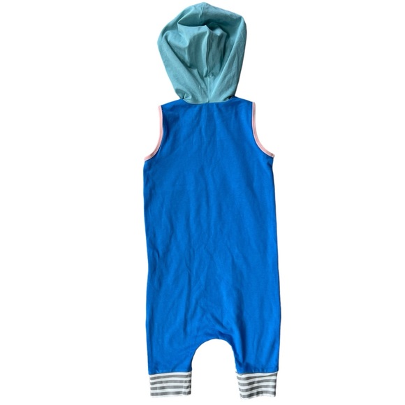 NWT Rags Tank Hooded Capri Romper Size 2T - Picture 4 of 4